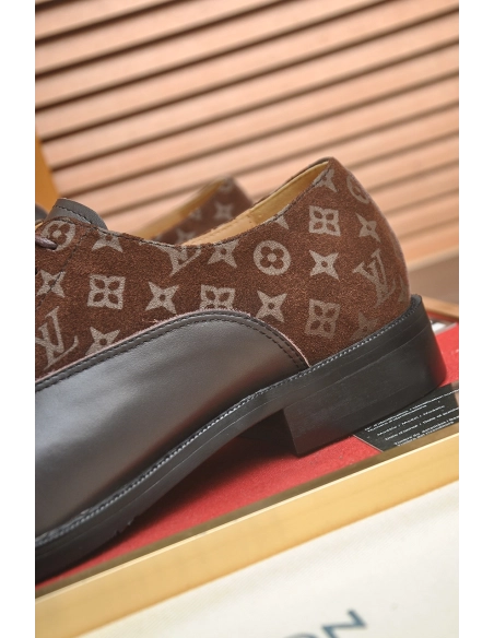 Louis Vuitton leather shoes 089,Louis Vuitton Leather Shoes,LOUIS VUITTON Sneakers,Business Shoes