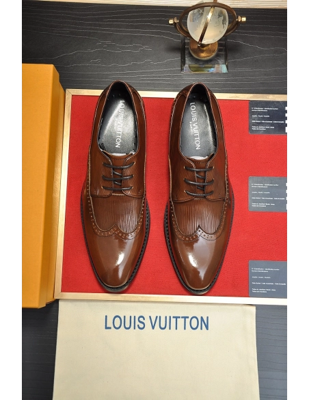 Louis Vuitton leather shoes 090,Louis Vuitton Leather Shoes,LOUIS VUITTON Sneakers,Business Shoes