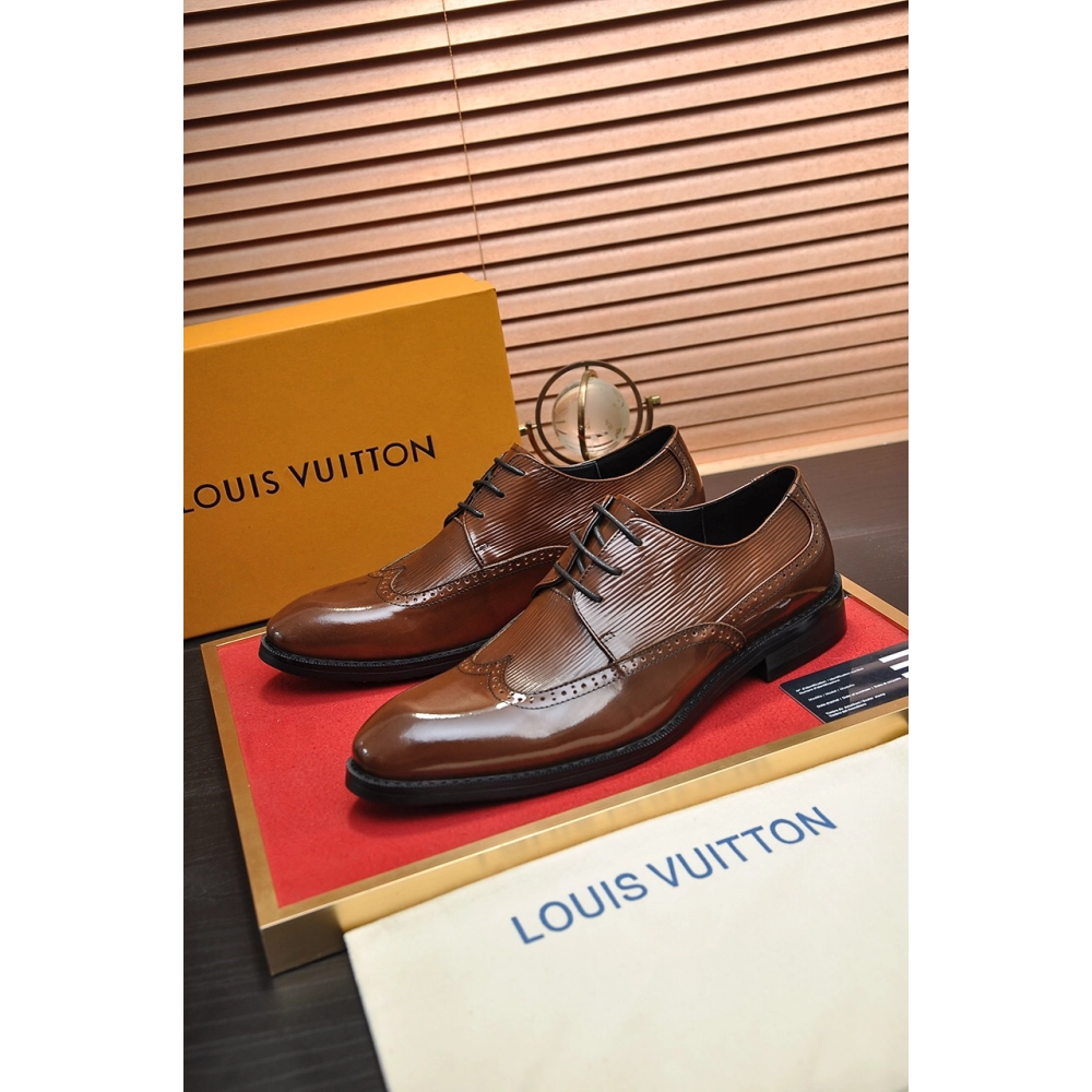 Louis Vuitton leather shoes 090,Louis Vuitton Leather Shoes,LOUIS VUITTON Sneakers,Business Shoes