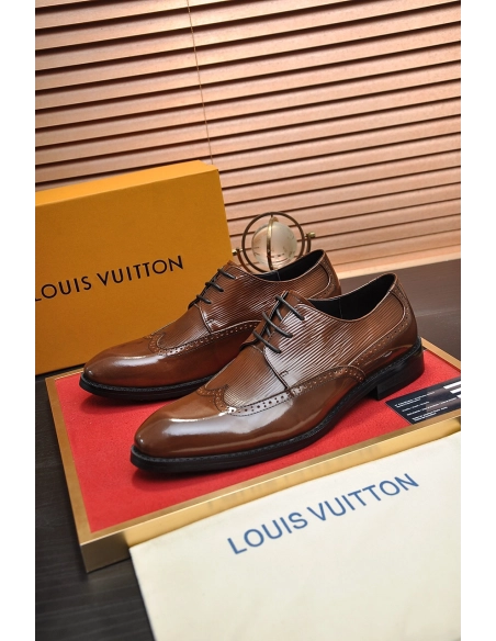 Louis Vuitton leather shoes 090,Louis Vuitton Leather Shoes,LOUIS VUITTON Sneakers,Business Shoes