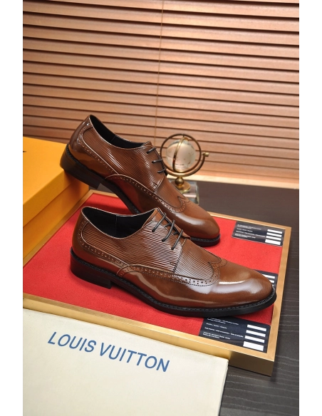 Louis Vuitton leather shoes 090,Louis Vuitton Leather Shoes,LOUIS VUITTON Sneakers,Business Shoes