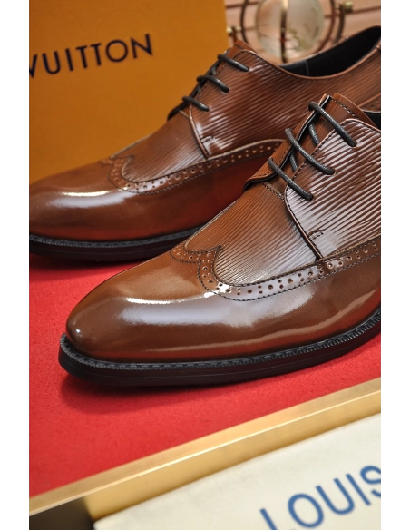 Louis Vuitton leather shoes 090,Louis Vuitton Leather Shoes,LOUIS VUITTON Sneakers,Business Shoes