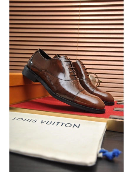 Louis Vuitton leather shoes 091,Louis Vuitton Leather Shoes,LOUIS VUITTON Sneakers,Business Shoes