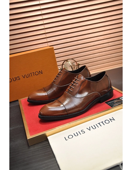 Louis Vuitton leather shoes 091,Louis Vuitton Leather Shoes,LOUIS VUITTON Sneakers,Business Shoes