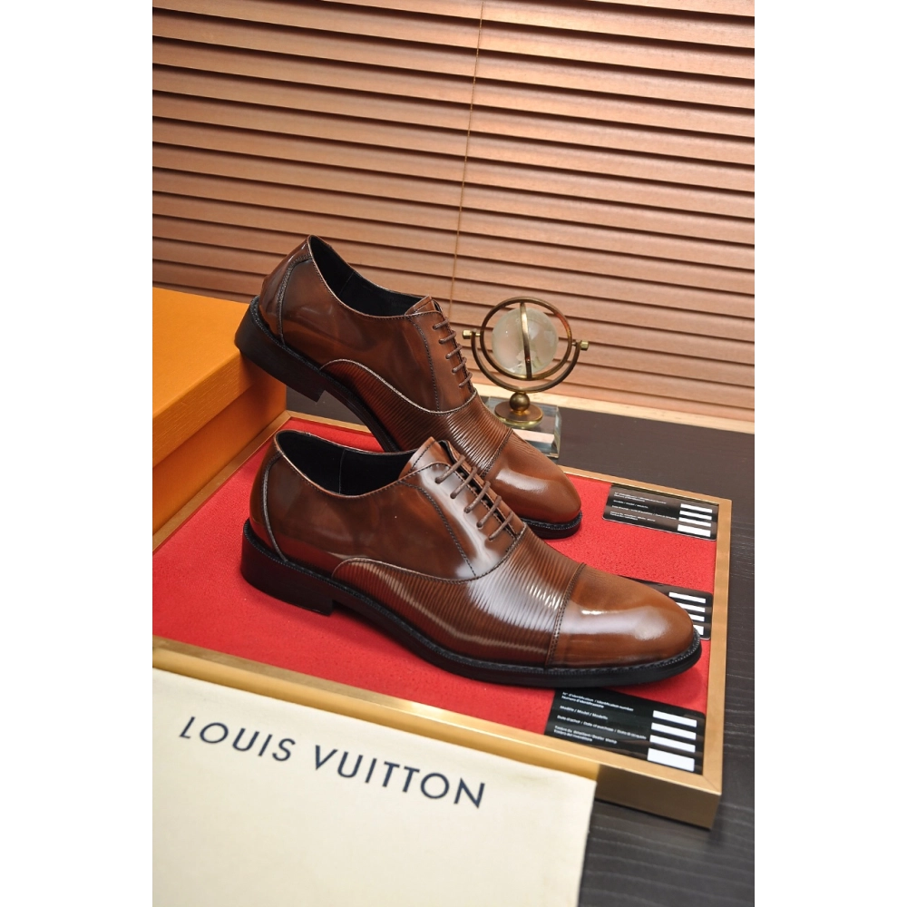 Louis Vuitton leather shoes 091,Louis Vuitton Leather Shoes,LOUIS VUITTON Sneakers,Business Shoes
