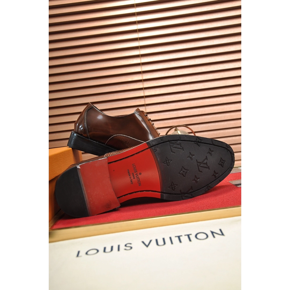Louis Vuitton leather shoes 091,Louis Vuitton Leather Shoes,LOUIS VUITTON Sneakers,Business Shoes