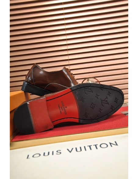 Louis Vuitton leather shoes 091,Louis Vuitton Leather Shoes,LOUIS VUITTON Sneakers,Business Shoes