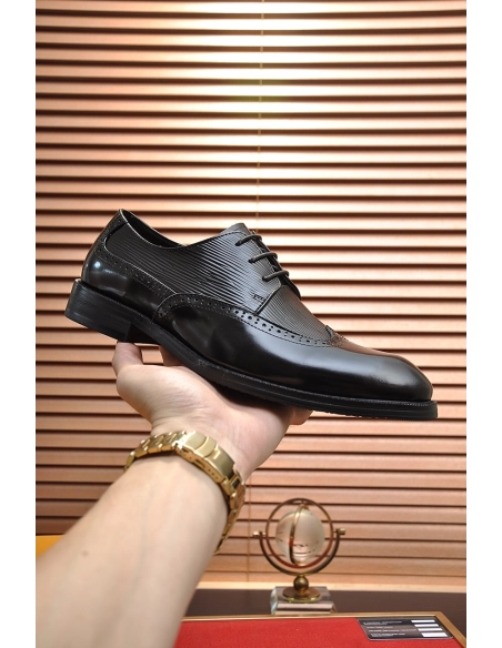 Louis Vuitton leather shoes 093,Louis Vuitton Leather Shoes,LOUIS VUITTON Sneakers,Business Shoes