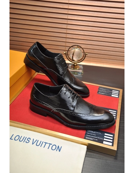 Louis Vuitton leather shoes 093,Louis Vuitton Leather Shoes,LOUIS VUITTON Sneakers,Business Shoes