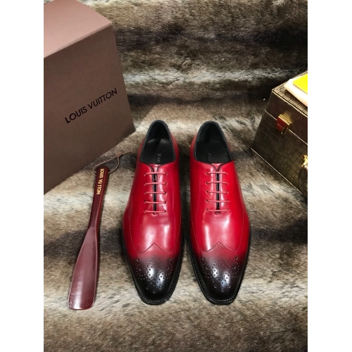 Louis Vuitton leather shoes 094,Louis Vuitton Leather Shoes,LOUIS VUITTON Sneakers,Business Shoes