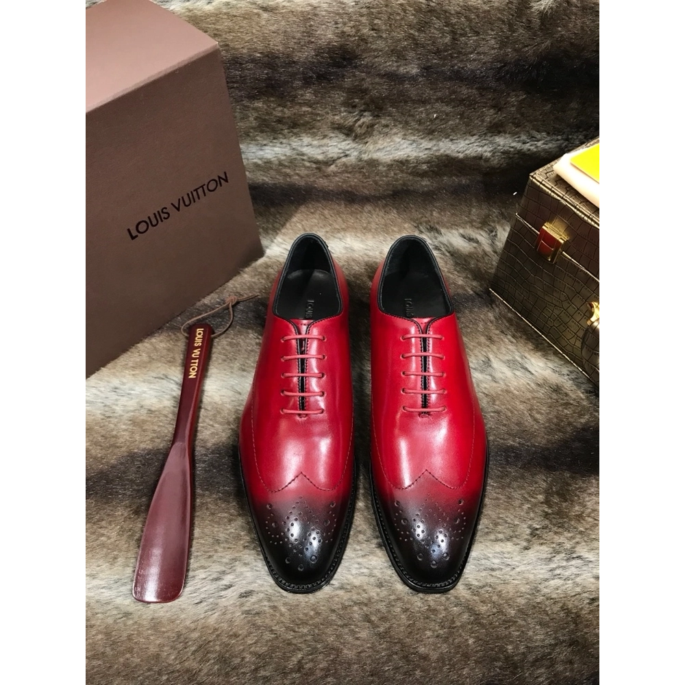 Louis Vuitton leather shoes 094,Louis Vuitton Leather Shoes,LOUIS VUITTON Sneakers,Business Shoes
