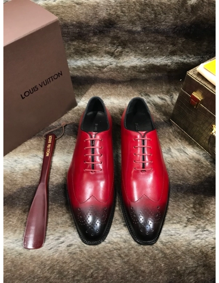 Louis Vuitton leather shoes 094,Louis Vuitton Leather Shoes,LOUIS VUITTON Sneakers,Business Shoes