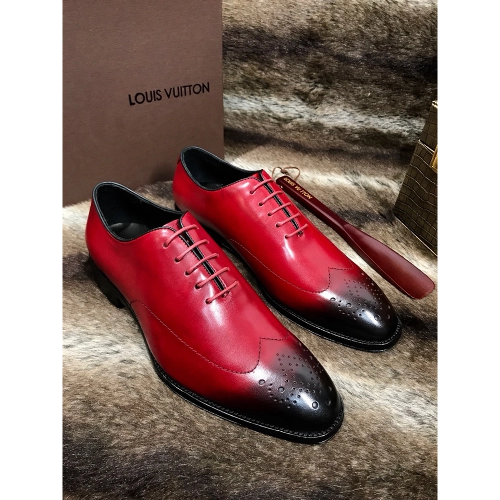 Louis Vuitton leather shoes 094,Louis Vuitton Leather Shoes,LOUIS VUITTON Sneakers,Business Shoes