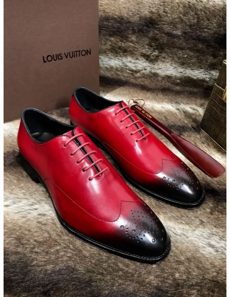 Louis Vuitton leather shoes 094,Louis Vuitton Leather Shoes,LOUIS VUITTON Sneakers,Business Shoes