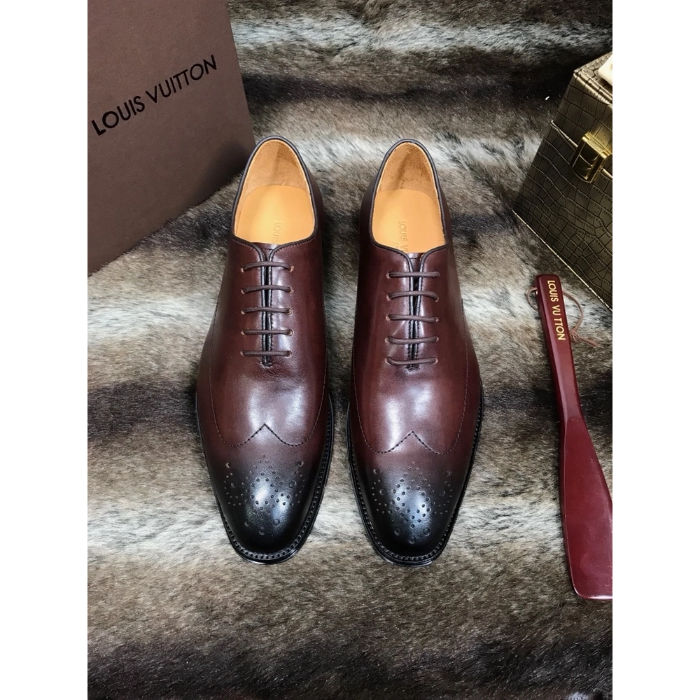 Louis Vuitton leather shoes 095,Louis Vuitton Leather Shoes,LOUIS VUITTON Sneakers,Business Shoes