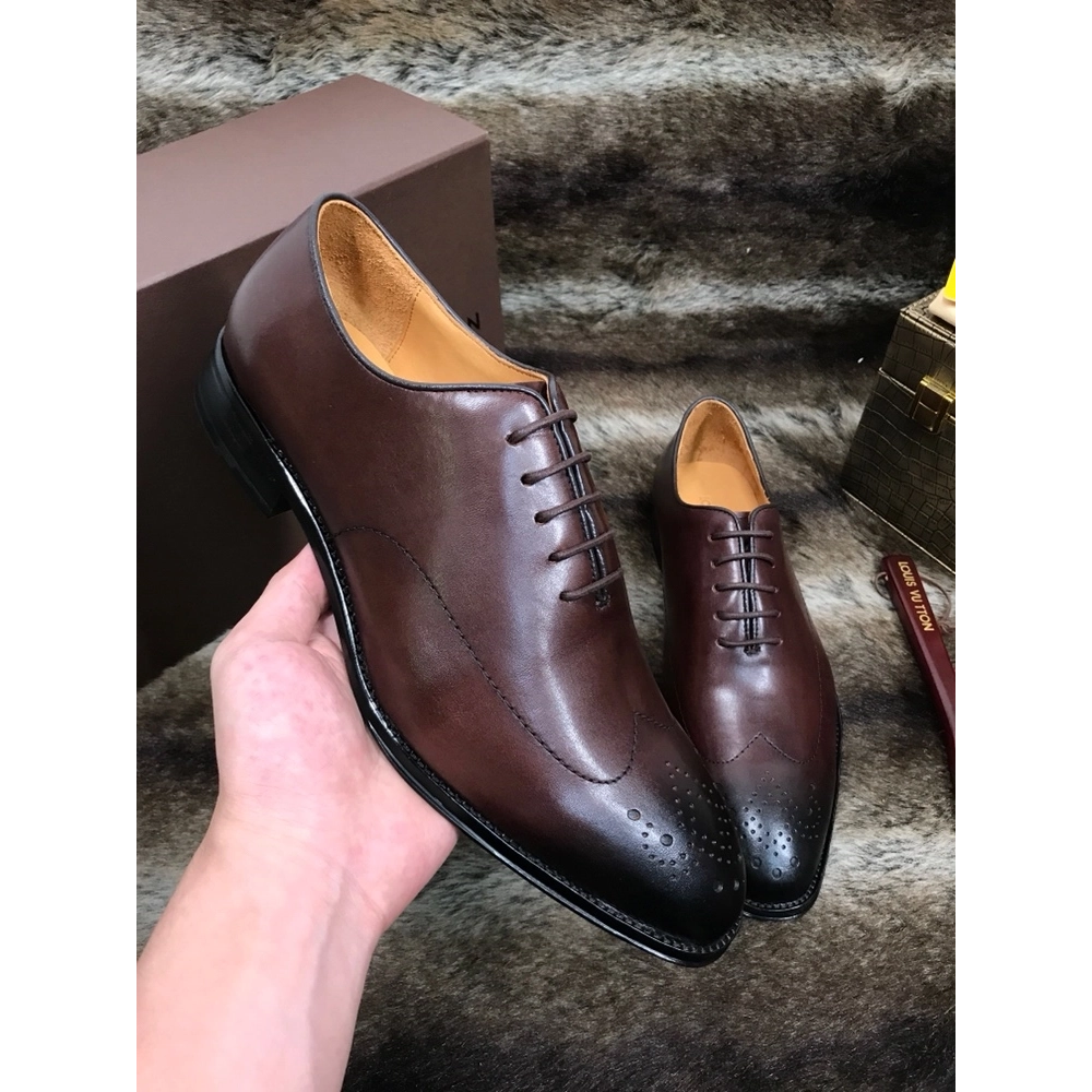 Louis Vuitton leather shoes 095,Louis Vuitton Leather Shoes,LOUIS VUITTON Sneakers,Business Shoes
