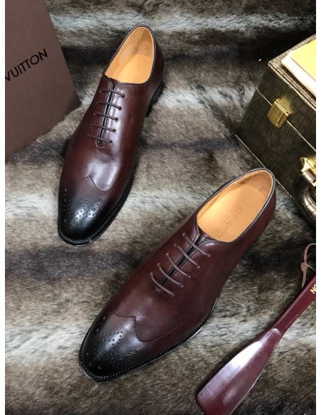 Louis Vuitton leather shoes 095,Louis Vuitton Leather Shoes,LOUIS VUITTON Sneakers,Business Shoes