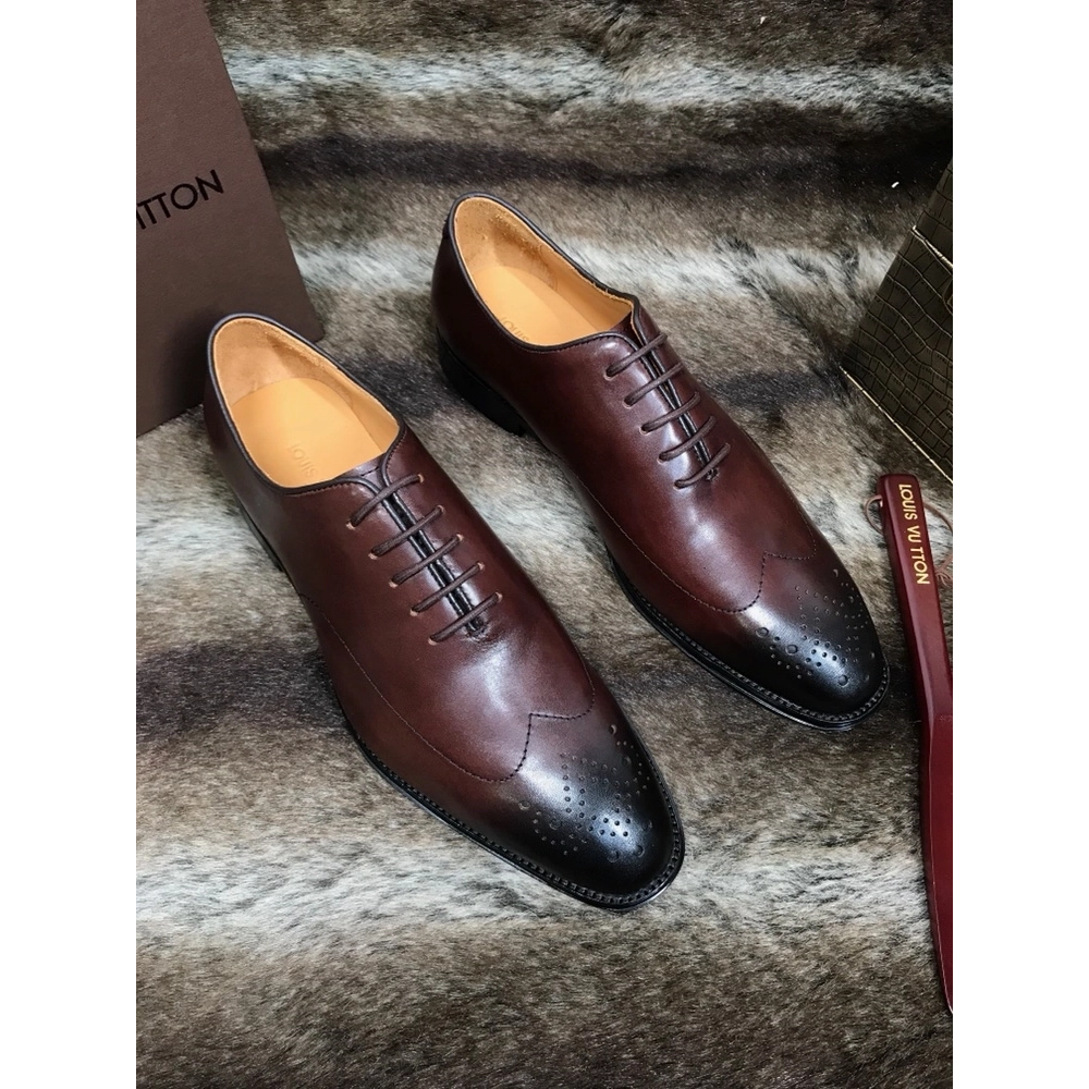 Louis Vuitton leather shoes 095,Louis Vuitton Leather Shoes,LOUIS VUITTON Sneakers,Business Shoes