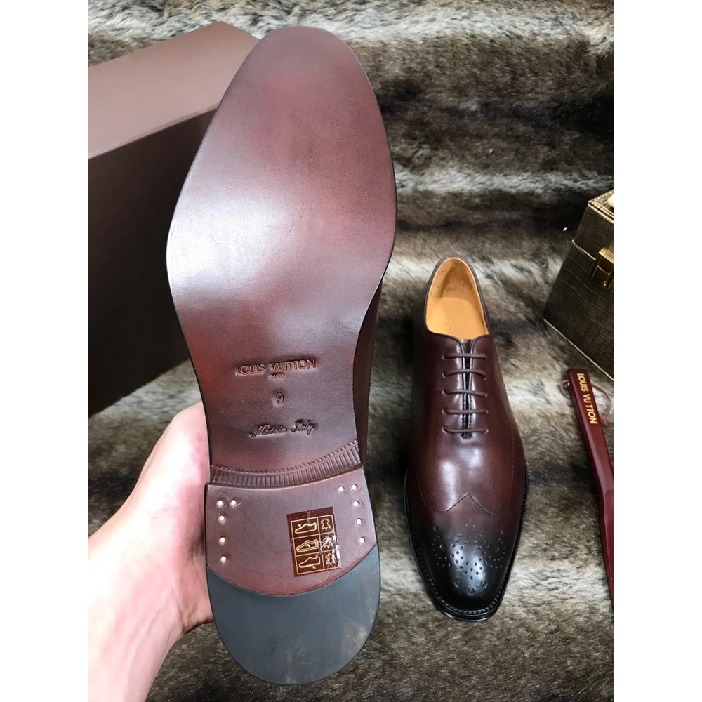 Louis Vuitton leather shoes 095,Louis Vuitton Leather Shoes,LOUIS VUITTON Sneakers,Business Shoes