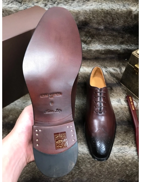 Louis Vuitton leather shoes 095,Louis Vuitton Leather Shoes,LOUIS VUITTON Sneakers,Business Shoes