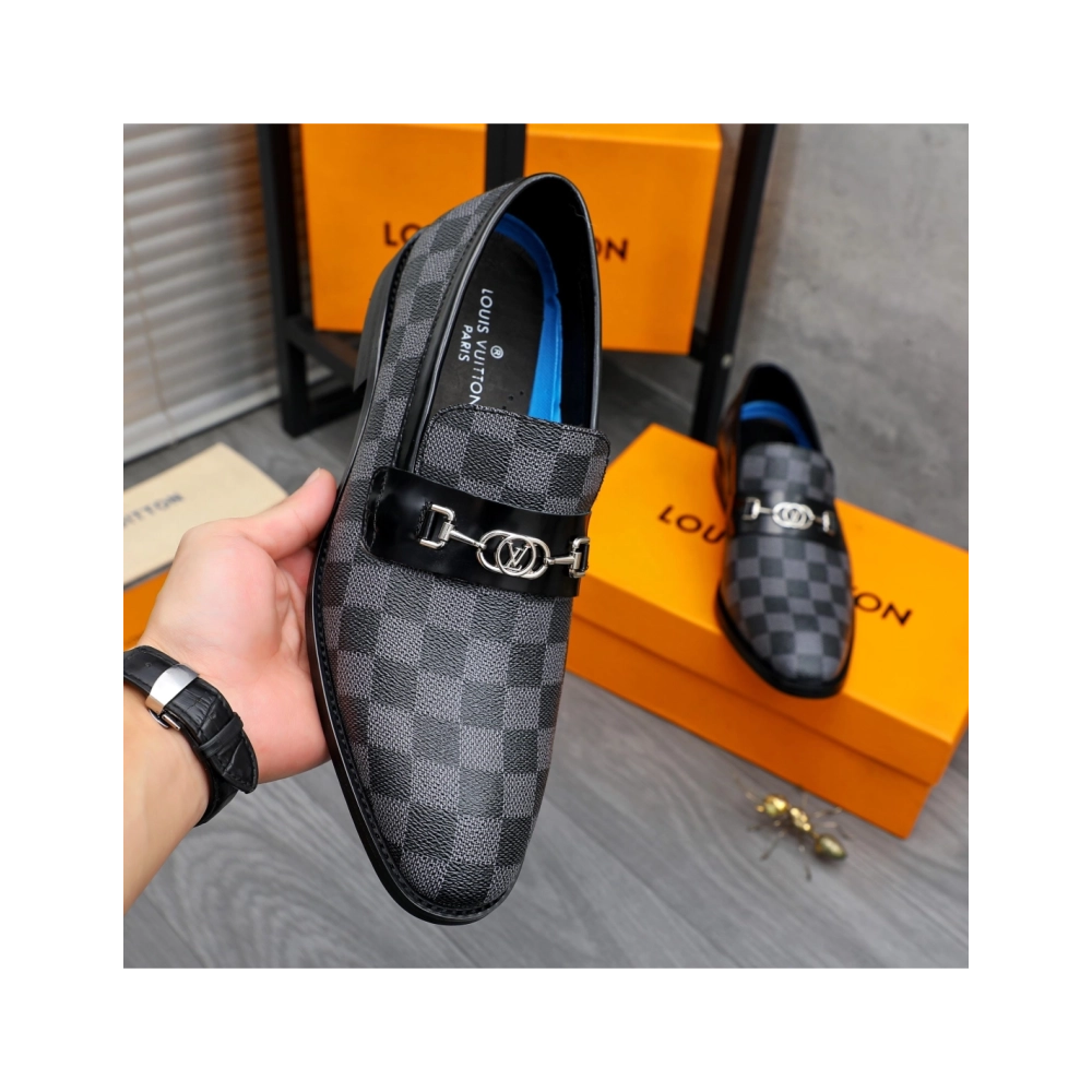 Louis Vuitton leather shoes 111,Louis Vuitton Leather Shoes,LOUIS VUITTON Sneakers,Business Shoes