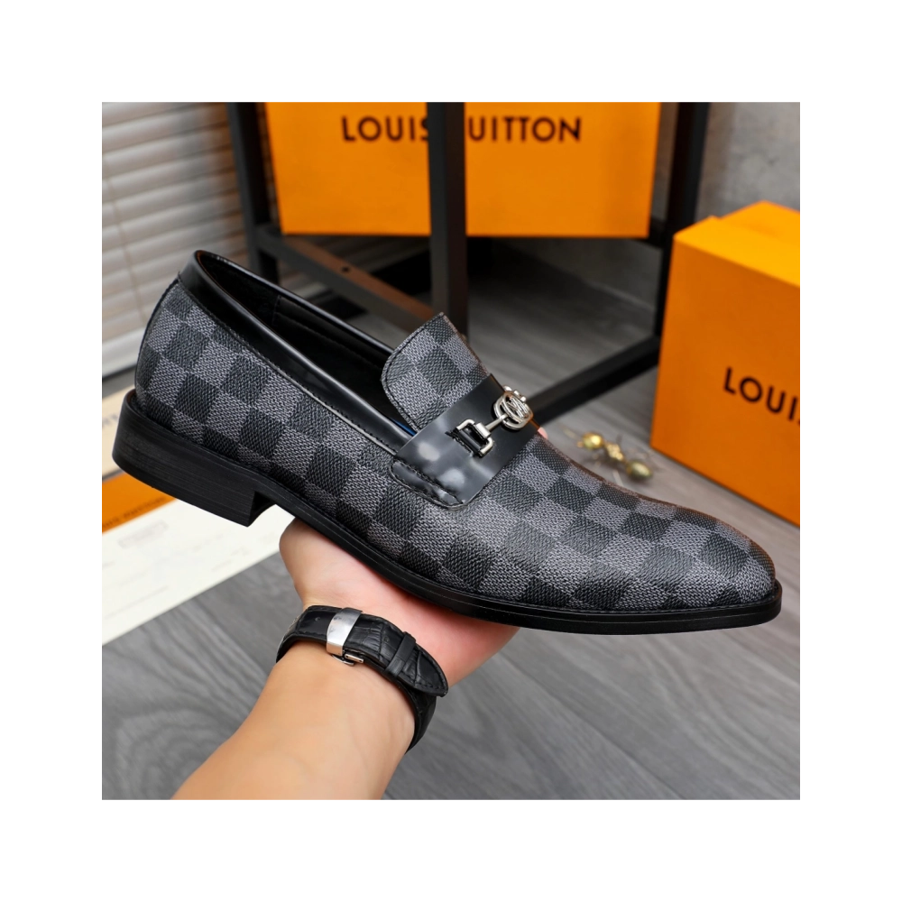 Louis Vuitton leather shoes 111,Louis Vuitton Leather Shoes,LOUIS VUITTON Sneakers,Business Shoes