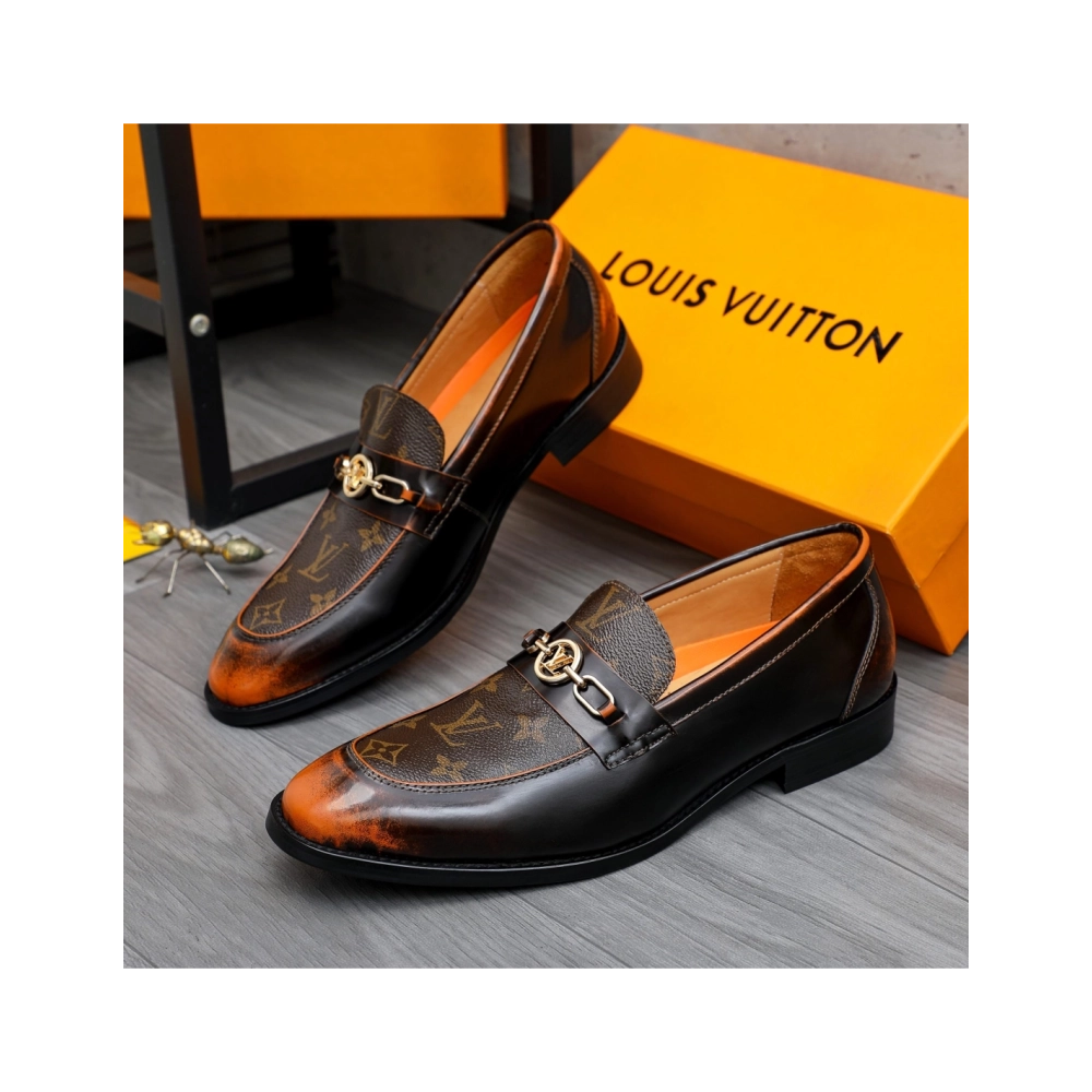 Louis Vuitton leather shoes 112,Louis Vuitton Leather Shoes,LOUIS VUITTON Sneakers,Business Shoes