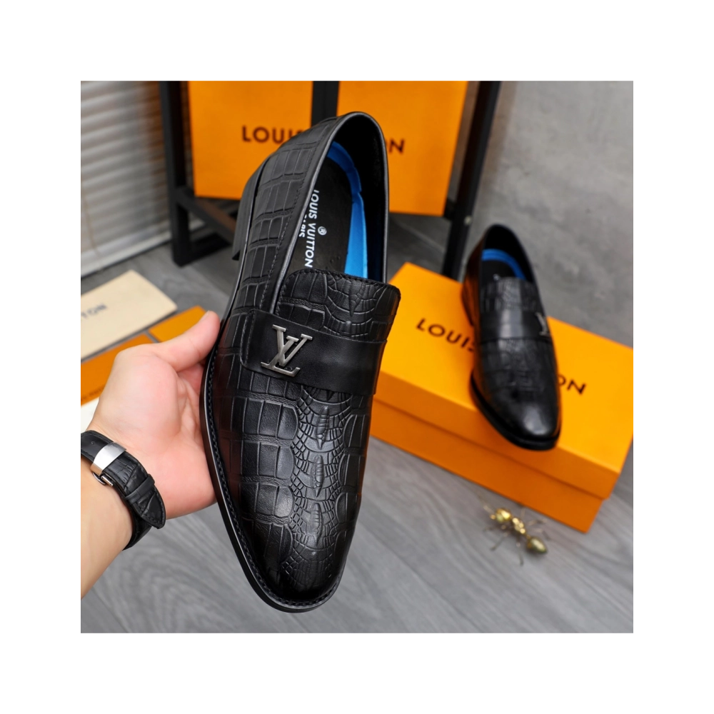 Louis Vuitton leather shoes 108,Louis Vuitton Leather Shoes,LOUIS VUITTON Sneakers,Business Shoes