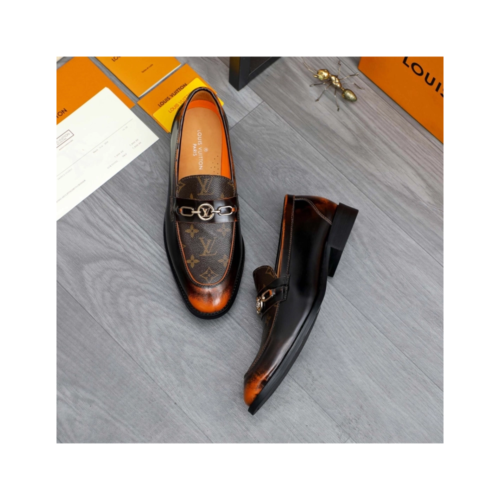 Louis Vuitton leather shoes 112,Louis Vuitton Leather Shoes,LOUIS VUITTON Sneakers,Business Shoes