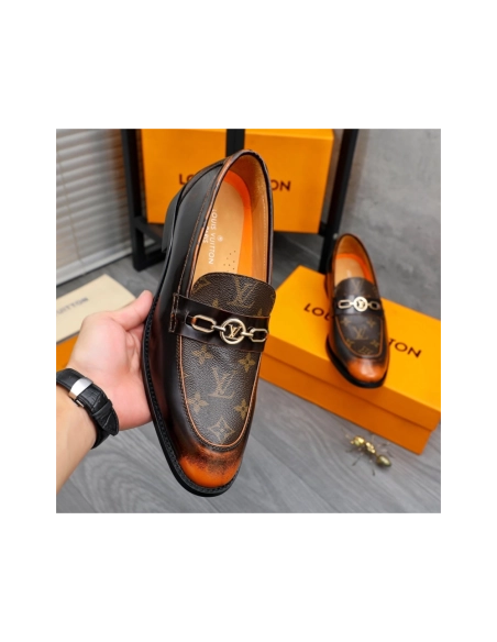 Louis Vuitton leather shoes 112,Louis Vuitton Leather Shoes,LOUIS VUITTON Sneakers,Business Shoes