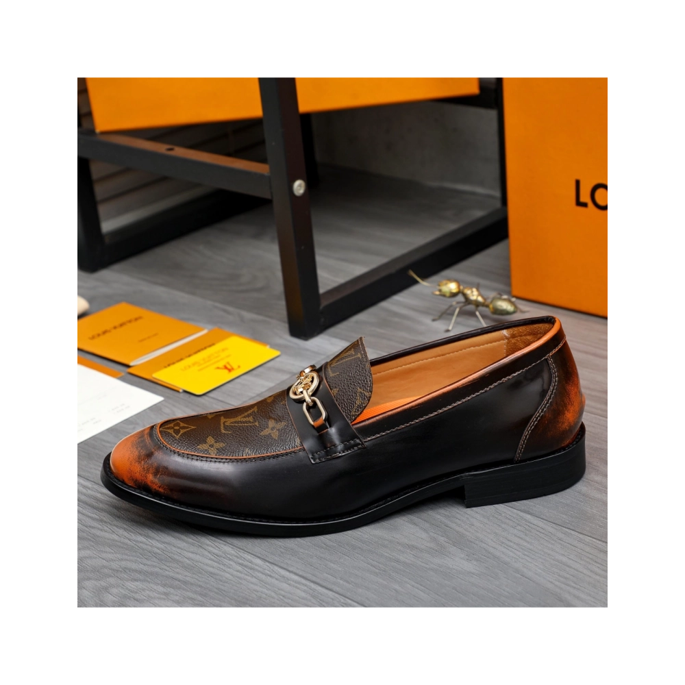 Louis Vuitton leather shoes 112,Louis Vuitton Leather Shoes,LOUIS VUITTON Sneakers,Business Shoes
