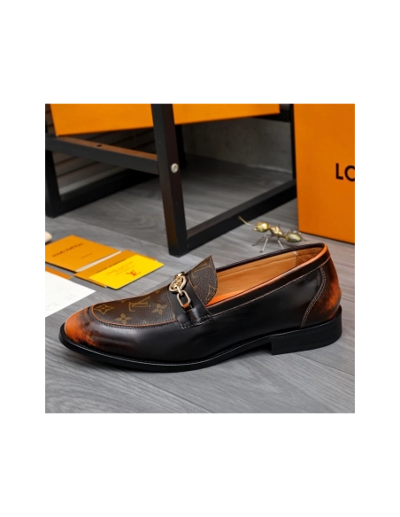 Louis Vuitton leather shoes 112,Louis Vuitton Leather Shoes,LOUIS VUITTON Sneakers,Business Shoes