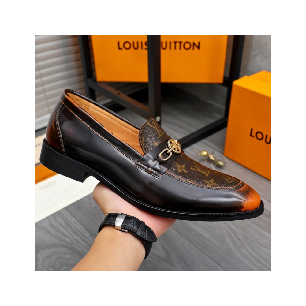 Louis Vuitton leather shoes 112,Louis Vuitton Leather Shoes,LOUIS VUITTON Sneakers,Business Shoes