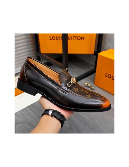 Louis Vuitton leather shoes 112,Louis Vuitton Leather Shoes,LOUIS VUITTON Sneakers,Business Shoes