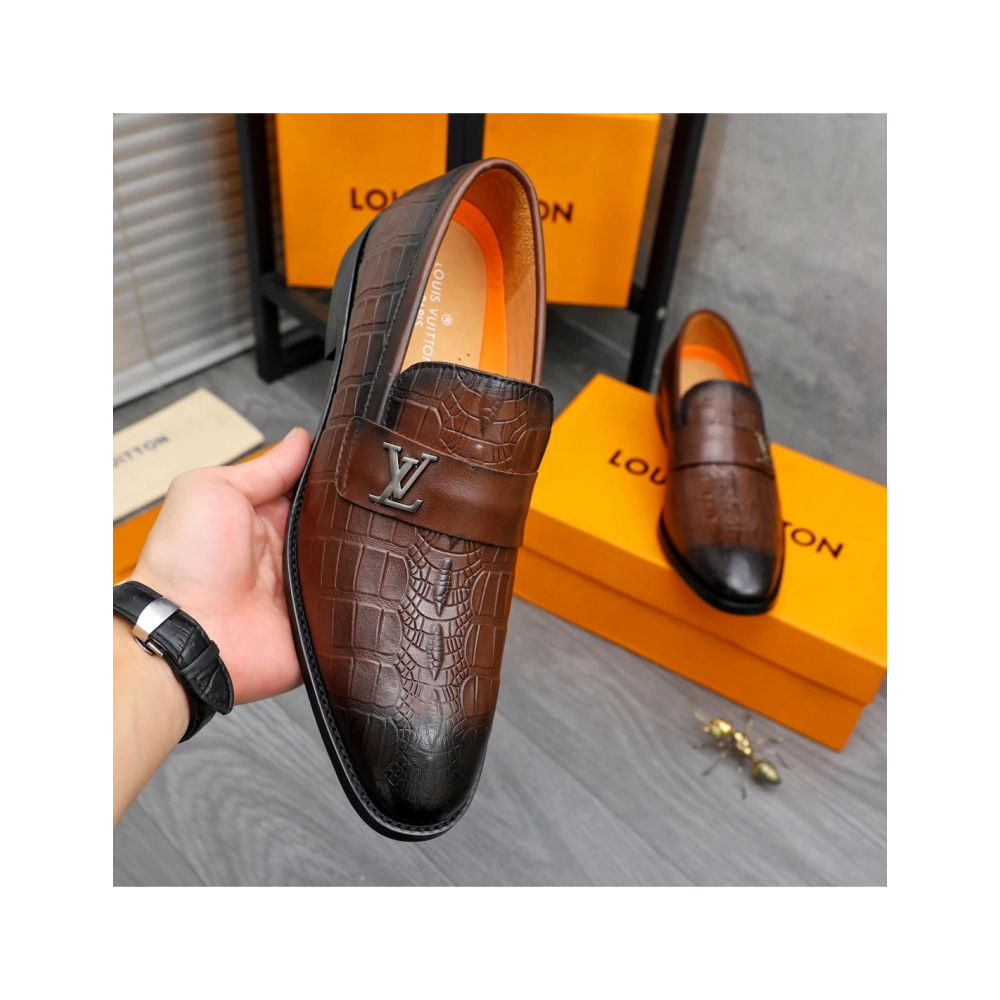 Louis Vuitton leather shoes 109,Louis Vuitton Leather Shoes,LOUIS VUITTON Sneakers,Business Shoes