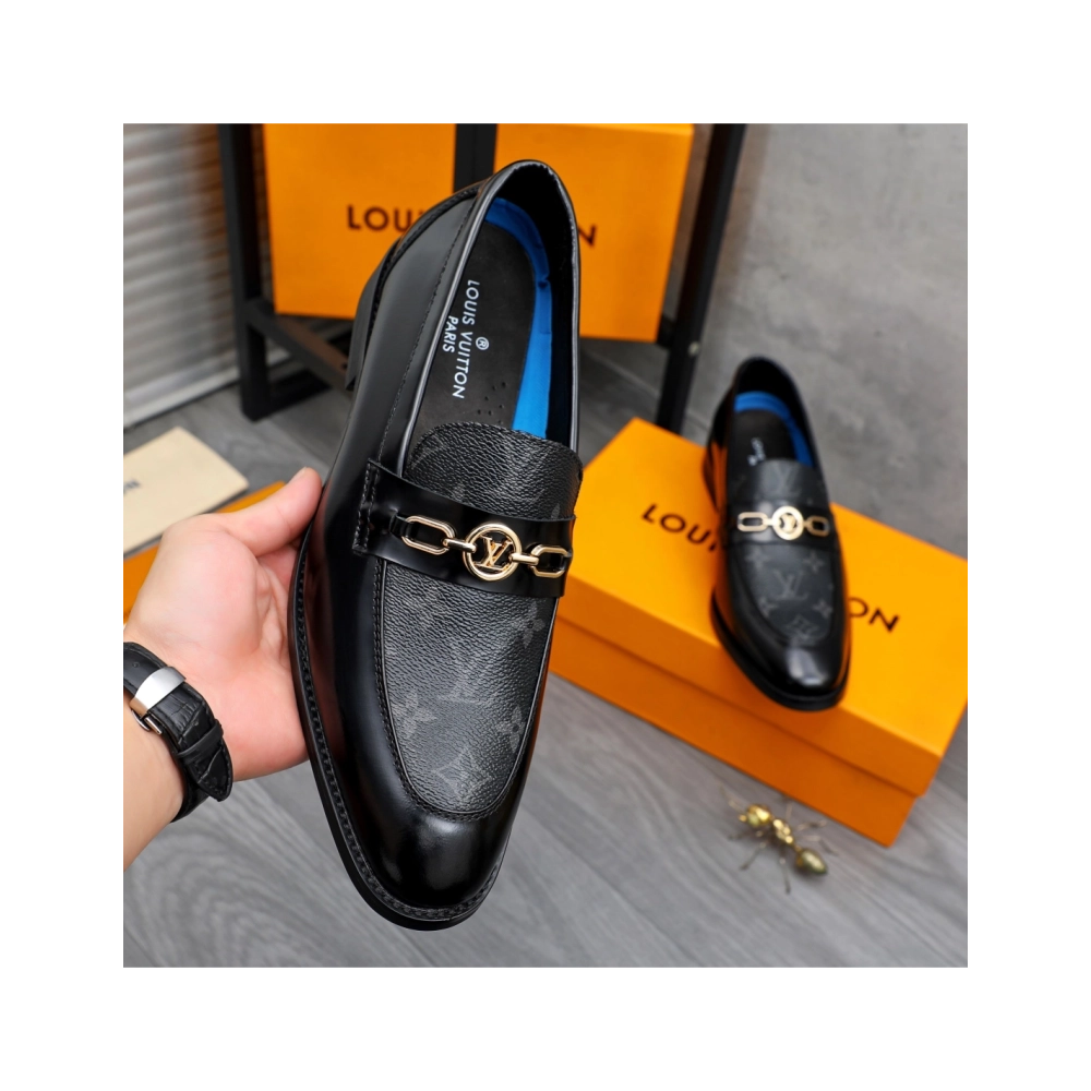 Louis Vuitton leather shoes 113,Louis Vuitton Leather Shoes,LOUIS VUITTON Sneakers,Business Shoes