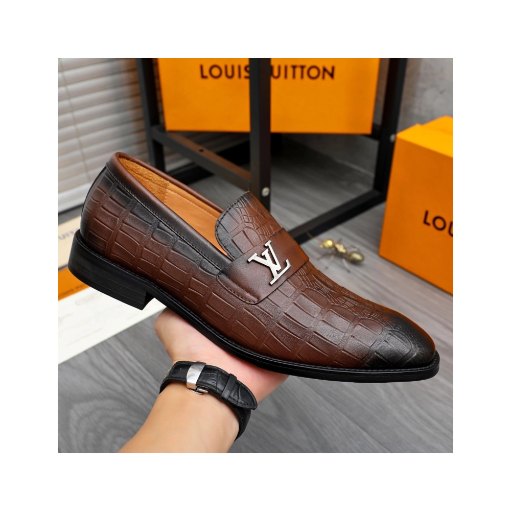 Louis Vuitton leather shoes 109,Louis Vuitton Leather Shoes,LOUIS VUITTON Sneakers,Business Shoes