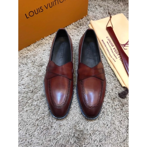 Louis Vuitton leather shoes 114,Louis Vuitton Leather Shoes,LOUIS VUITTON Sneakers,Business Shoes