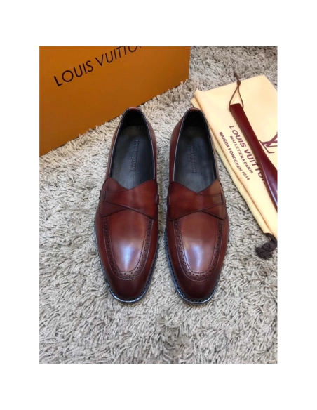 Louis Vuitton leather shoes 114,Louis Vuitton Leather Shoes,LOUIS VUITTON Sneakers,Business Shoes