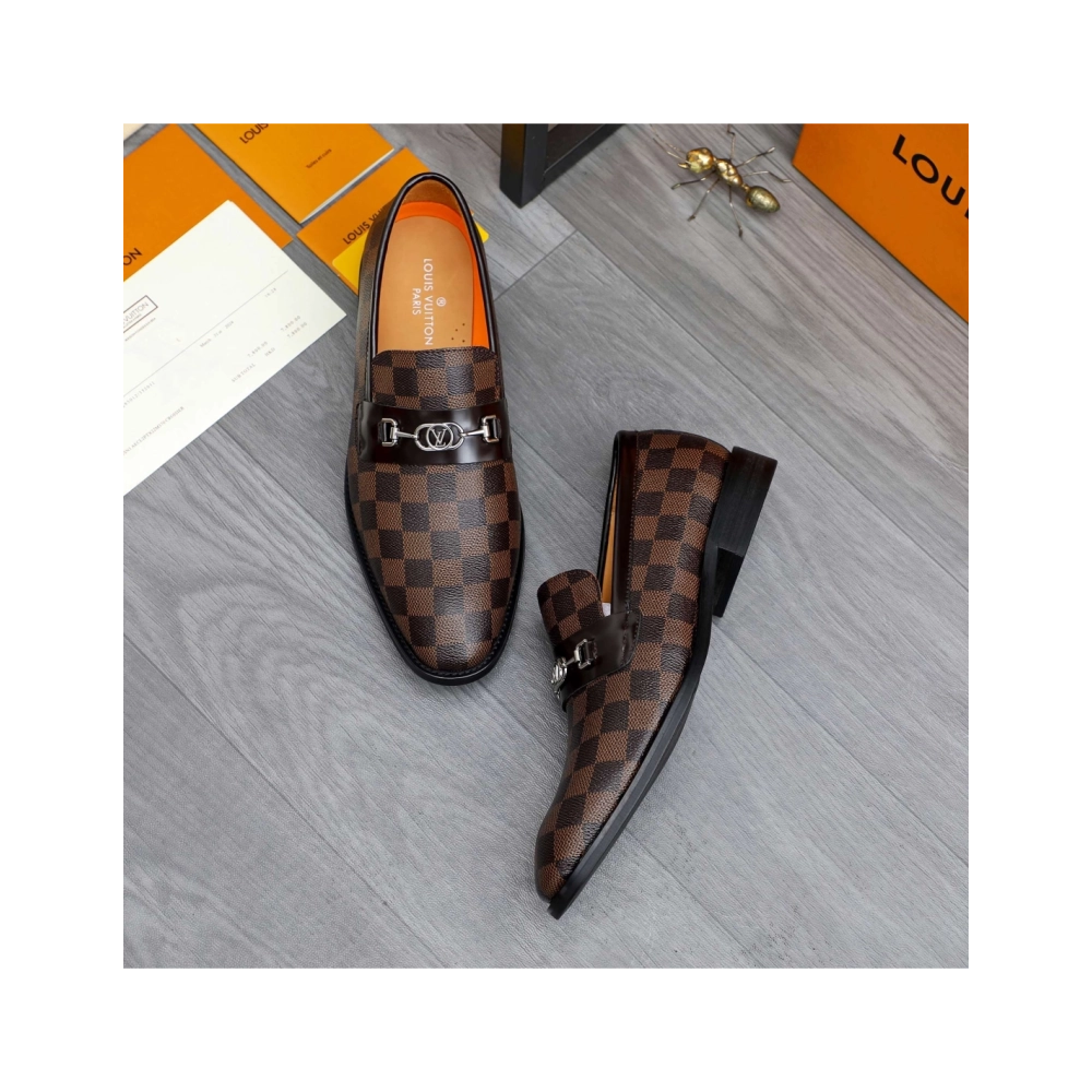 Louis Vuitton leather shoes 110,Louis Vuitton Leather Shoes,LOUIS VUITTON Sneakers,Business Shoes