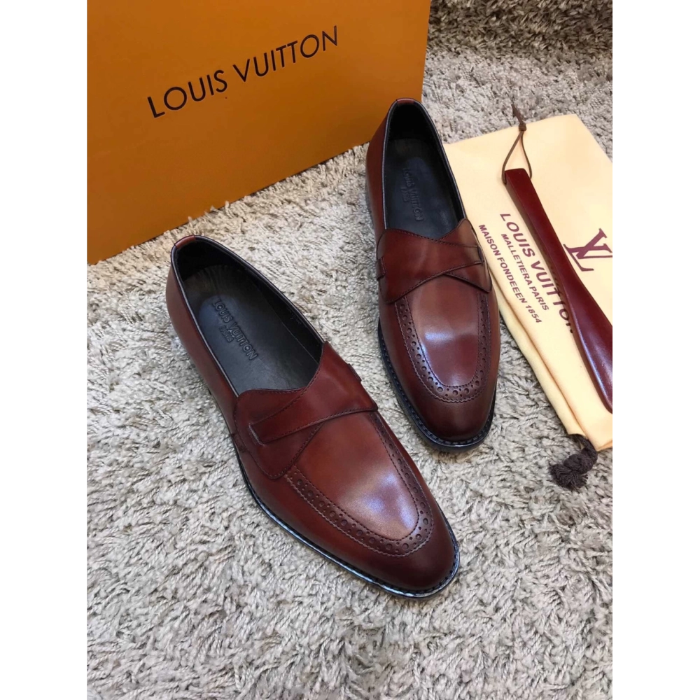 Louis Vuitton leather shoes 114,Louis Vuitton Leather Shoes,LOUIS VUITTON Sneakers,Business Shoes