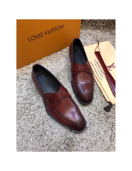 Louis Vuitton leather shoes 114,Louis Vuitton Leather Shoes,LOUIS VUITTON Sneakers,Business Shoes