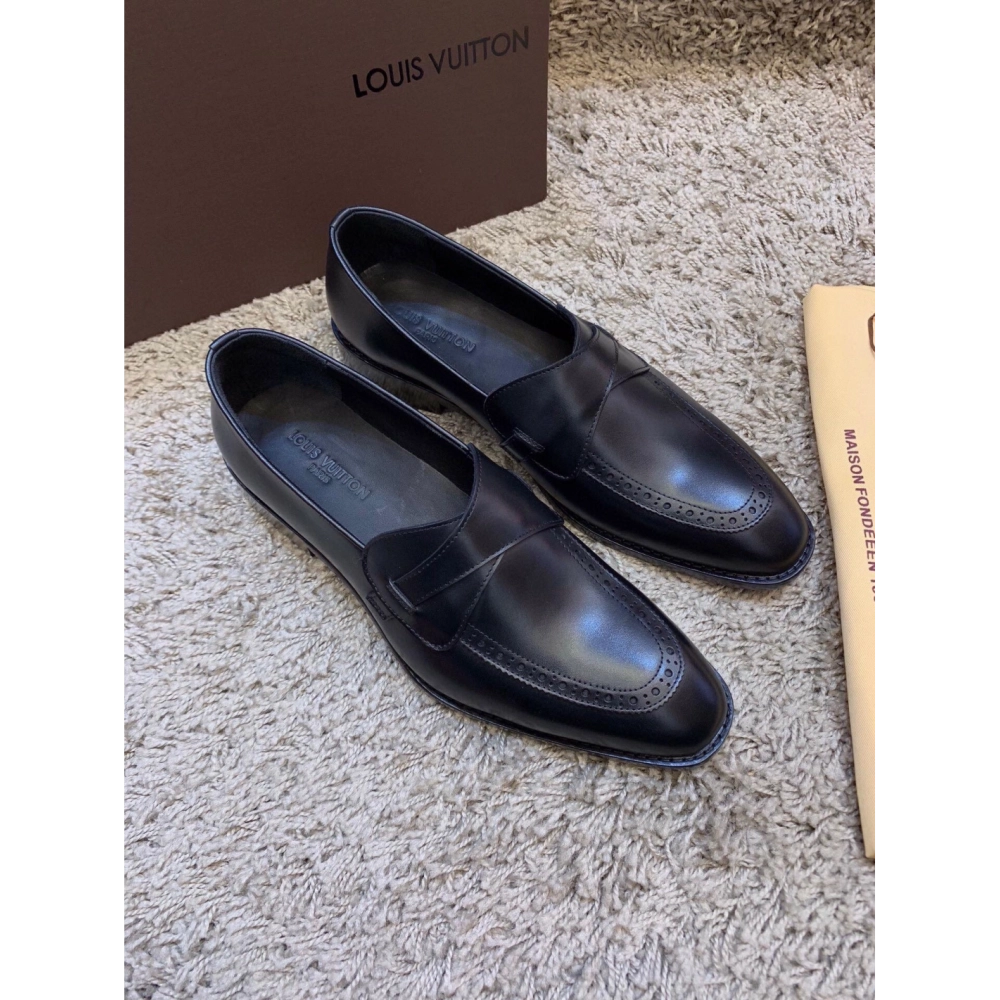 Louis Vuitton leather shoes 115,Louis Vuitton Leather Shoes,LOUIS VUITTON Sneakers,Business Shoes