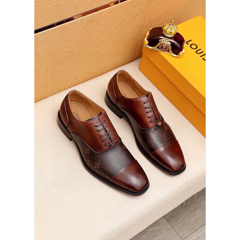 Louis Vuitton leather shoes 116,Louis Vuitton Leather Shoes,LOUIS VUITTON Sneakers,Business Shoes