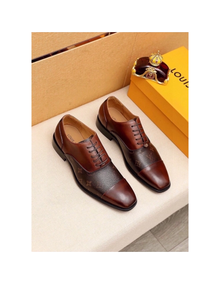 Louis Vuitton leather shoes 116,Louis Vuitton Leather Shoes,LOUIS VUITTON Sneakers,Business Shoes