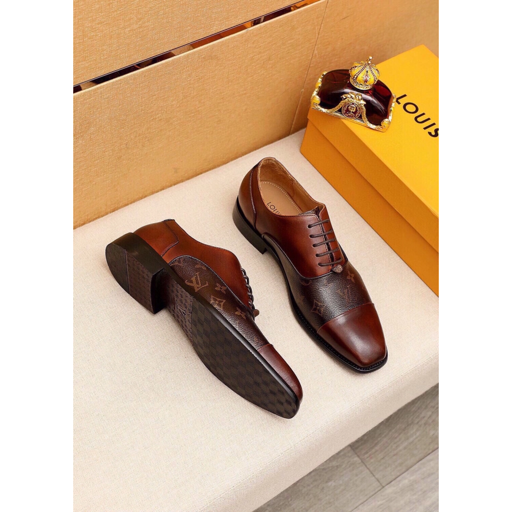 Louis Vuitton leather shoes 116,Louis Vuitton Leather Shoes,LOUIS VUITTON Sneakers,Business Shoes
