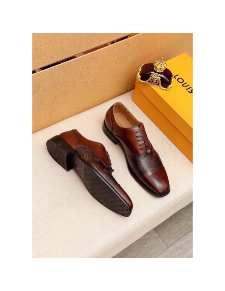 Louis Vuitton leather shoes 116,Louis Vuitton Leather Shoes,LOUIS VUITTON Sneakers,Business Shoes