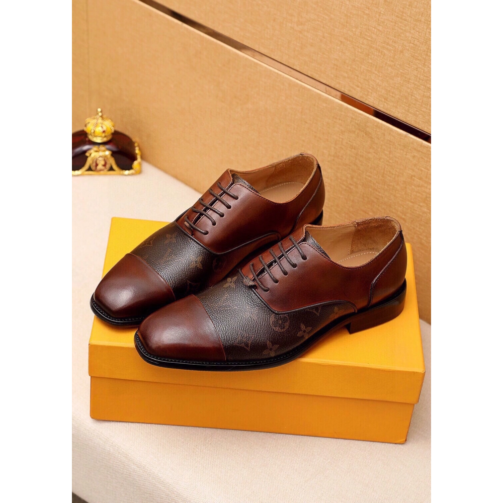 Louis Vuitton leather shoes 116,Louis Vuitton Leather Shoes,LOUIS VUITTON Sneakers,Business Shoes
