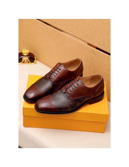 Louis Vuitton leather shoes 116,Louis Vuitton Leather Shoes,LOUIS VUITTON Sneakers,Business Shoes