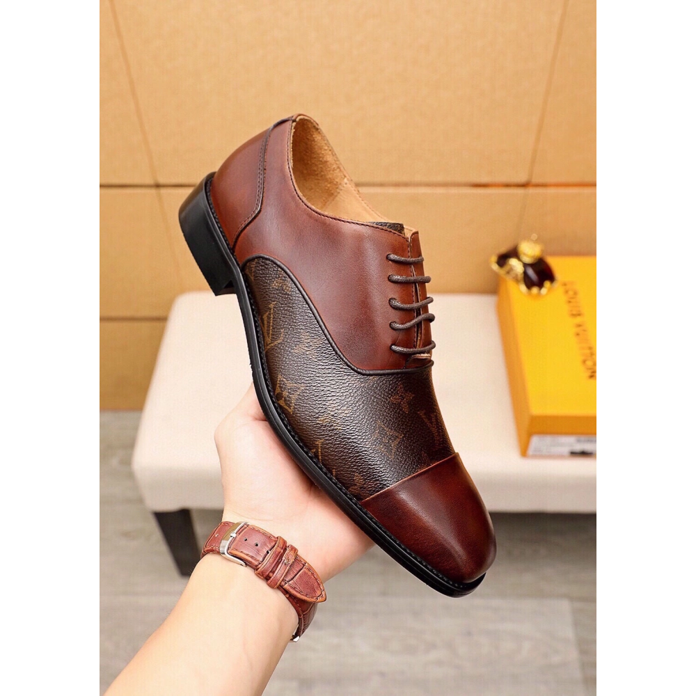 Louis Vuitton leather shoes 116,Louis Vuitton Leather Shoes,LOUIS VUITTON Sneakers,Business Shoes